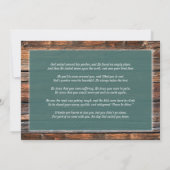 葬儀記念 |お祝い・オブ・ライフ 招待状 (裏面)