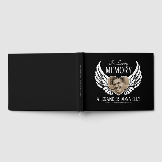 葬儀記念 | エンジェルウィングス ゲストブック (全面)