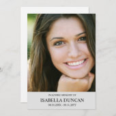 葬儀記念 |シルバー |愛するメモリ写真 (正面/裏面)