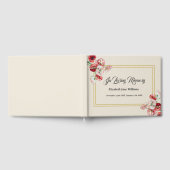 葬儀記念 |ポピーの水彩 ゲストブック (全面)