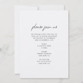 葬儀記念 |生活お祝い 招待状 (裏面)