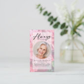 葬儀詩カード |フローラダリア コーリングカード (スタンド正面)