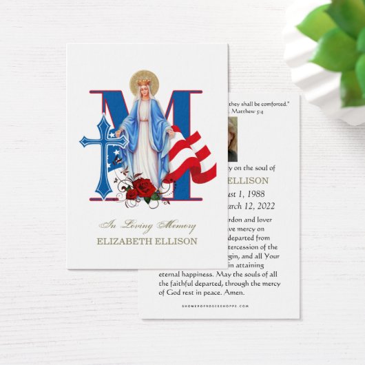 葬儀軍隊アメリカ国旗祈りの言葉 (デスク)