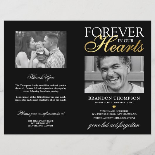 葬儀追悼写真集 (正面)