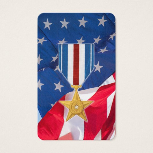 葬儀銀のスター祈りの言葉共感表 (正面)