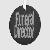 葬儀長 オーナメント (正面)