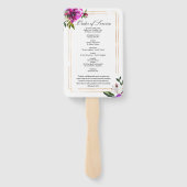 葬儀順番むらら花扇子 ハンドファン (裏面)