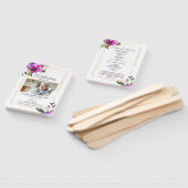 葬儀順番むらら花扇子 ハンドファン (組立なし)