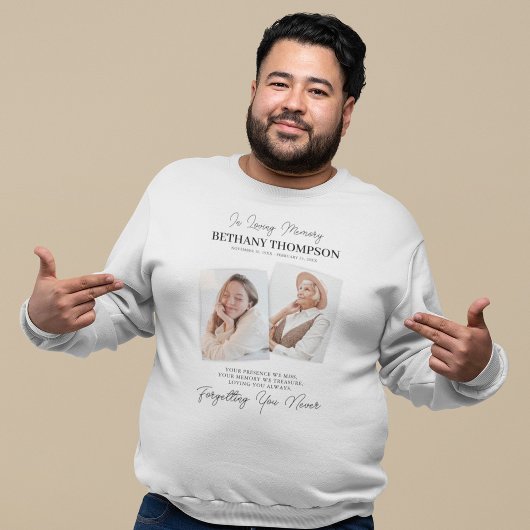 葬儀2 Photo Memorial献上品 スウェットシャツ