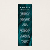 葬儀3写真詩記念祈りの言葉しおり (裏面)