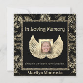 葬儀/お祝い生活告知招待状 招待状 (正面)