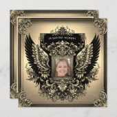 葬儀/お祝い生活告知招待状 招待状 (正面/裏面)