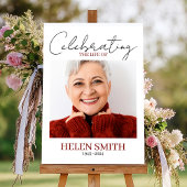 葬儀 ミニマル シンプル 追悼 フォト ポスター