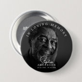 葬儀/メモリアルカスタム文字&フォトラブメモリ 缶バッジ (正面&裏面)