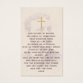 葬儀 ヴィンテージ写真スクリプト 記念祈念カード (裏面)