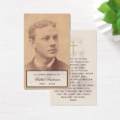 葬儀 ヴィンテージ写真スクリプト 記念祈念カード (デスク)