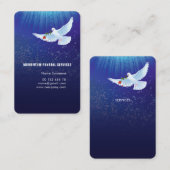 葬儀、名刺デザイン 名刺 (正面/裏面)