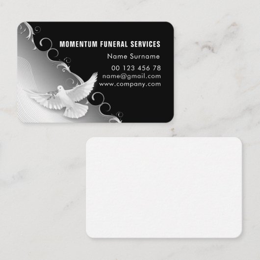 葬儀 名刺 (正面/裏面)