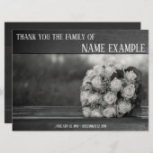 葬儀・喪失 お礼状 (正面/裏面)