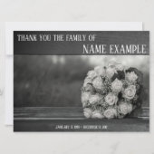 葬儀・喪失 お礼状 (正面)