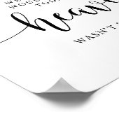 葬儀 天国 追悼 結婚 記念看板 ポスター (角)