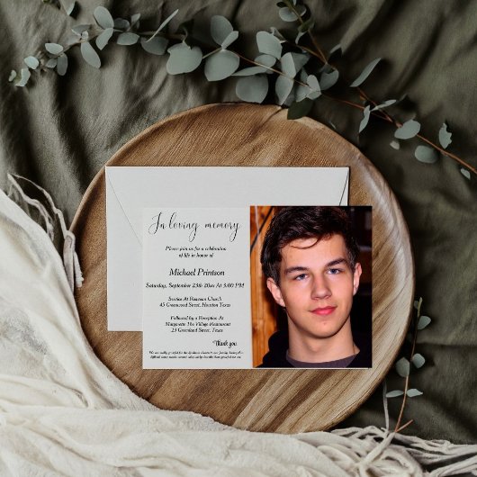 葬儀、法要、生活お祝い 招待状