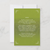 葬儀 祈念カード 招待状 (裏面)