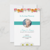 葬儀 祈念カード 招待状 (正面)