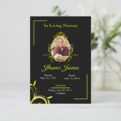 葬儀 祈祷 カード (スタンド正面)