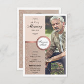 葬儀 祈祷 カード テンプレート (正面/裏面)