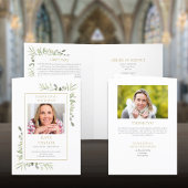 葬儀 記念 順序 写真 緑  プログラム