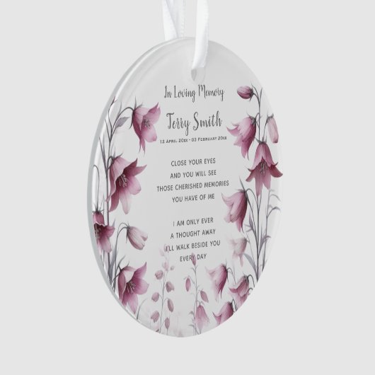 葬儀/追悼オーナメント オーナメント (正面)