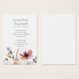 葬儀/追悼祈りの言葉カード