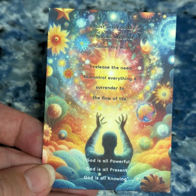 葬儀/追悼祈りの言葉カード (Prayer Card Bookmark for Funeral, Memorial or Celebration of Life)