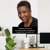 葬儀 追悼 オーダーメイド フォト 哀悼 ポスター (ホームオフィス)