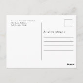 葬儀 追悼 スペイン語 感謝 フォト ポストカード (裏面)