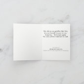 葬儀A Hui Hou家族感謝していからあなた サンキューカード (内部)