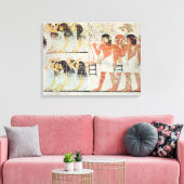 葬列に列する葬儀者のグループ キャンバスプリント (インサイチュ (リビング))