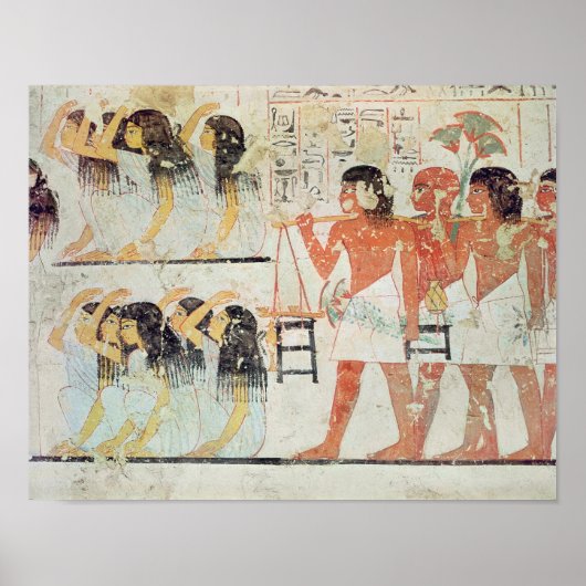 葬列に列する葬儀者のグループ ポスター (正面)