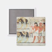 葬列に列する葬儀者のグループ マグネット (正面/裏面)