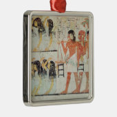 葬列の哀悼者のグループ メタルオーナメント (右)