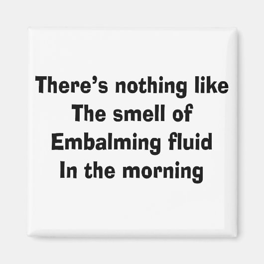 葬式おもしろい院長の贈物 マグネット (正面)