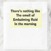 葬式おもしろい院長の贈物 長方形シール (バッグ)