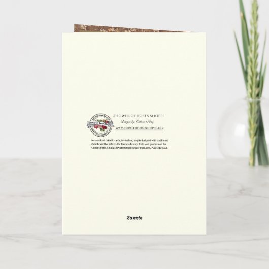 葬式お祝いの人生ありがとう宗教 サンキューカード (裏面)