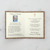 葬式お祝いの人生ありがとう宗教 サンキューカード (内部)