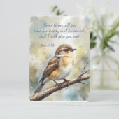 葬式お祝いオブライフありがとう聖なる書物、 経典 サンキューカード (スタンド正面)