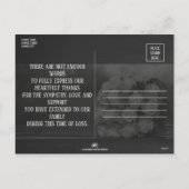 葬式と死別のサンキューカード シーズンポストカード (裏面)