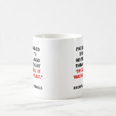葬式のおもしろマグカップで残念 コーヒーマグカップ (中央)