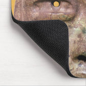 葬式のマスク、メキシコからのOlmec、 マウスパッド (コーナー)