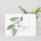 葬式の忌引き秋ACORNSサンキュー サンキューカード (スタンド正面)